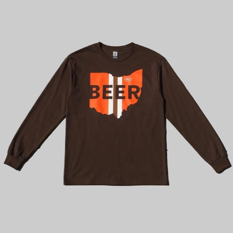 Brown "Beer" long sleeve