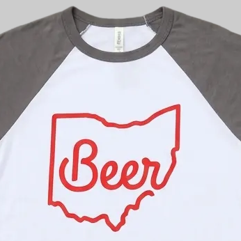 "Beer" Baseball Tee