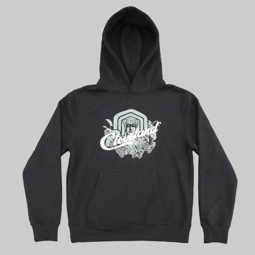 Black Cleveland Script Sweatshirt