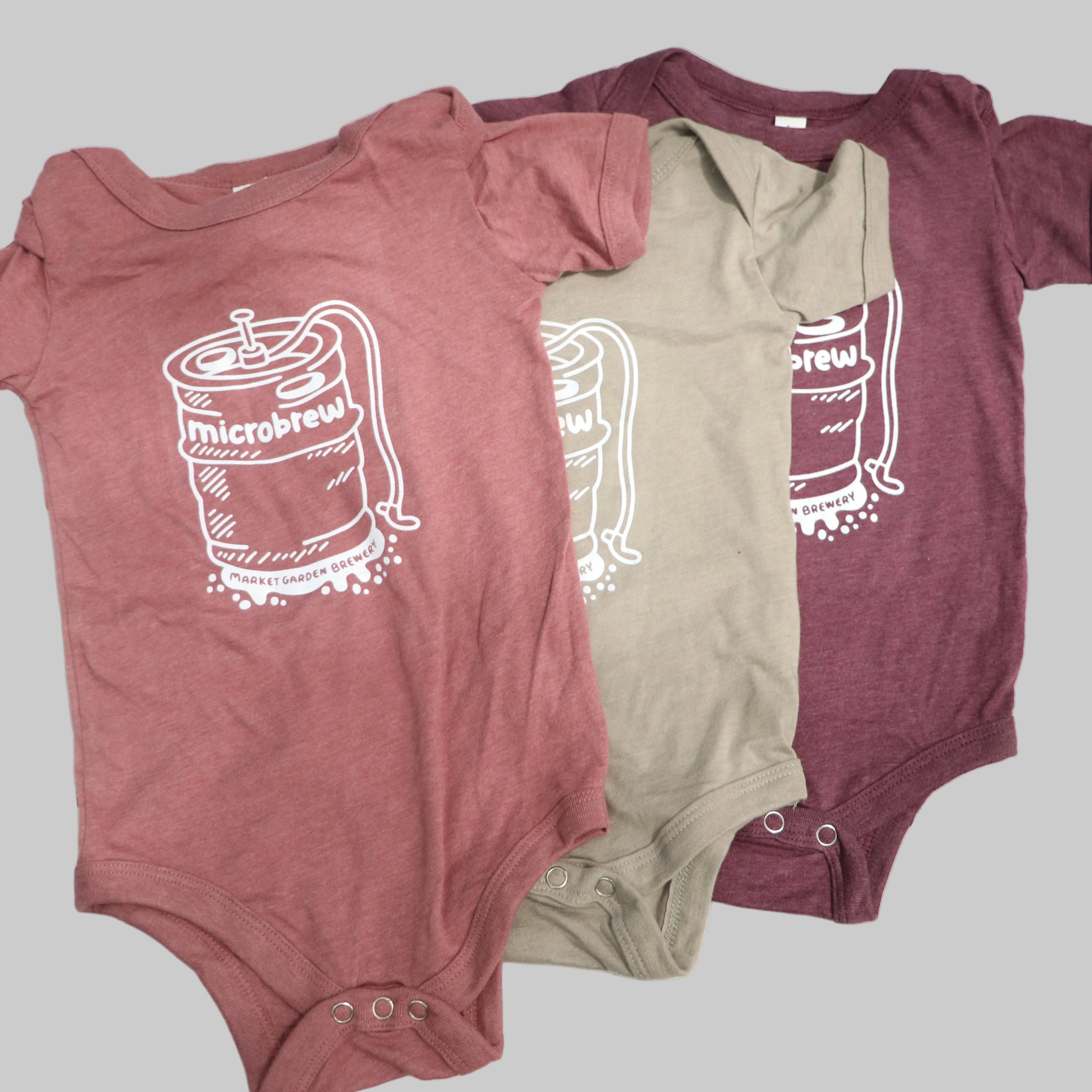 Youth Mauve Microbrew Onesie