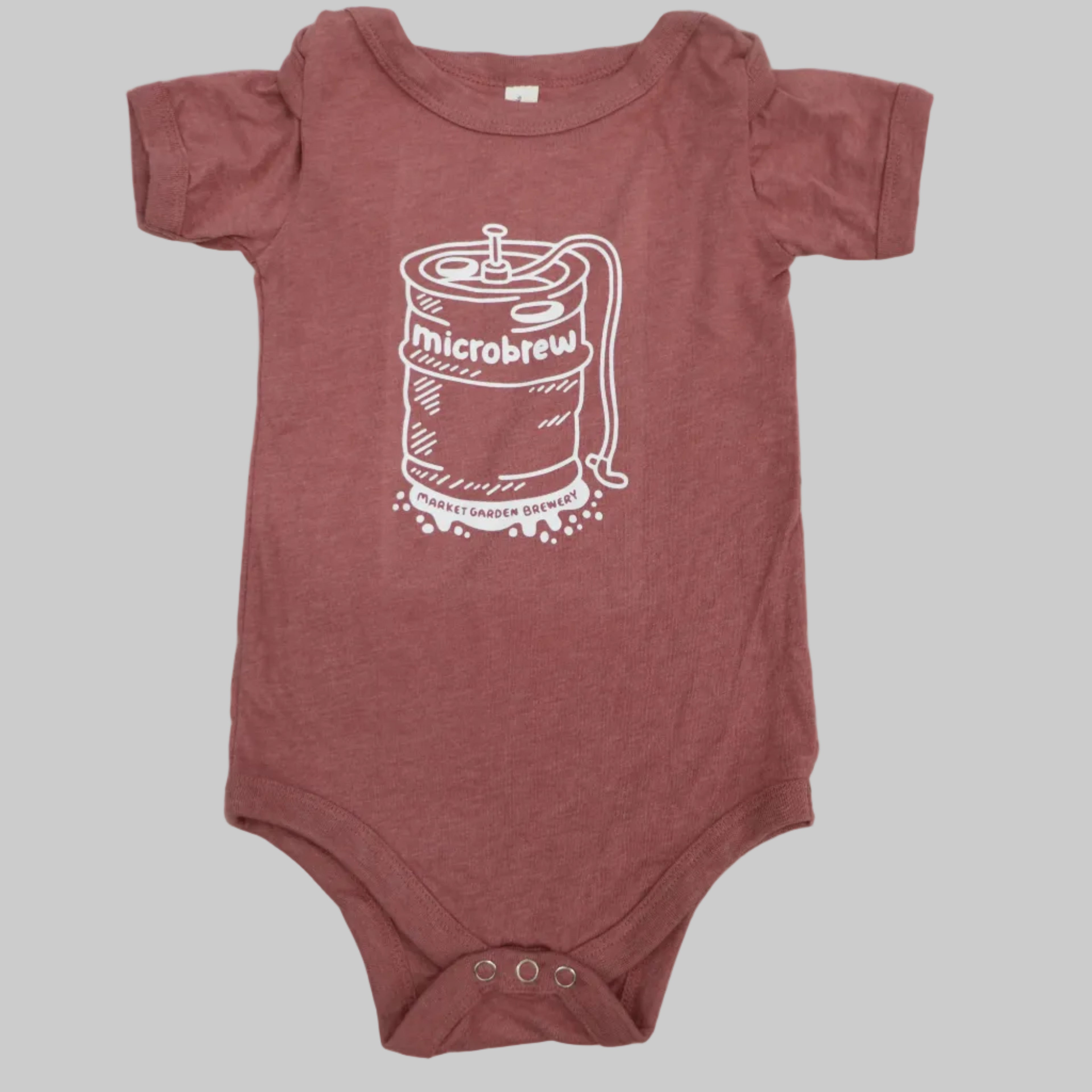 Youth Mauve Microbrew Onesie